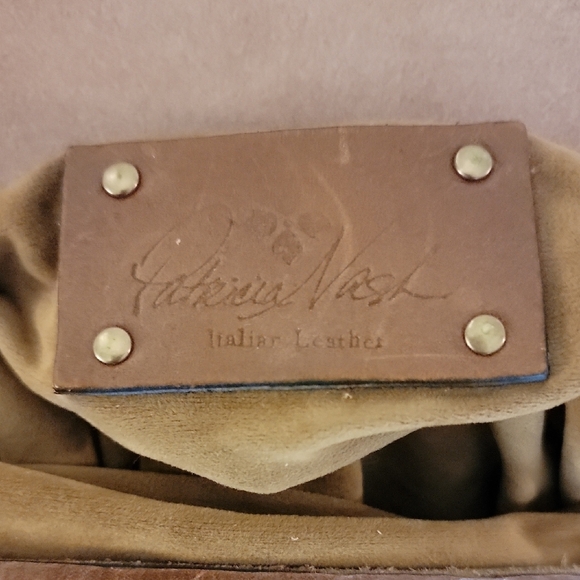 Patricia Nash Italian Leather Studded Crossbody Granada Bag - Picture 4 of 8